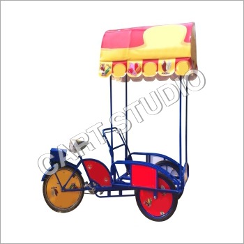 Cart Studio Ice Cream Tricycle Cart With Wheel Cover