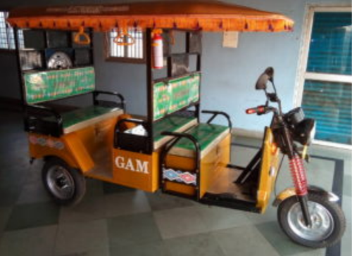 Gopal Auto Motors Orange Hybrid Electric Vehicle