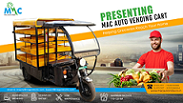 Mac Auto Mac Vending E Cart For Fruits and Vegetables