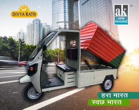 A.K Auto Agency Electric Garbage Loader