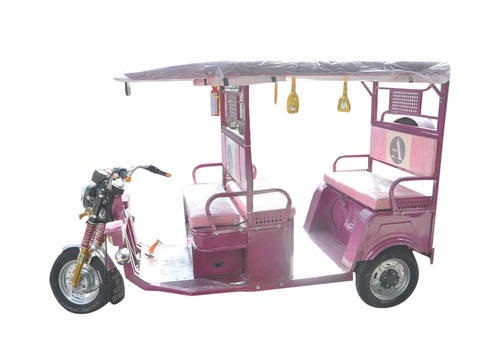 Arna Pink Battery Electric Rickshaw