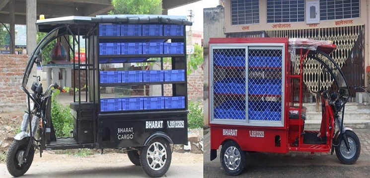 Bharat Vegetable Cart E Rickshaw Loader Price in Kanpur