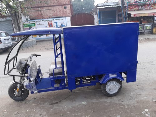 E Sathi E Rickshaw Cart Loader Band Body Closed Body With Roof