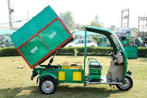 MVM Electric Garbage E Rickshaw